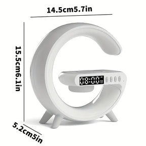 G-shaped Wireless Charger Alarm Clock